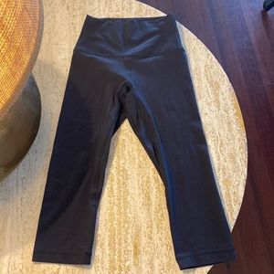 Lululemon black align high-rise crop 23